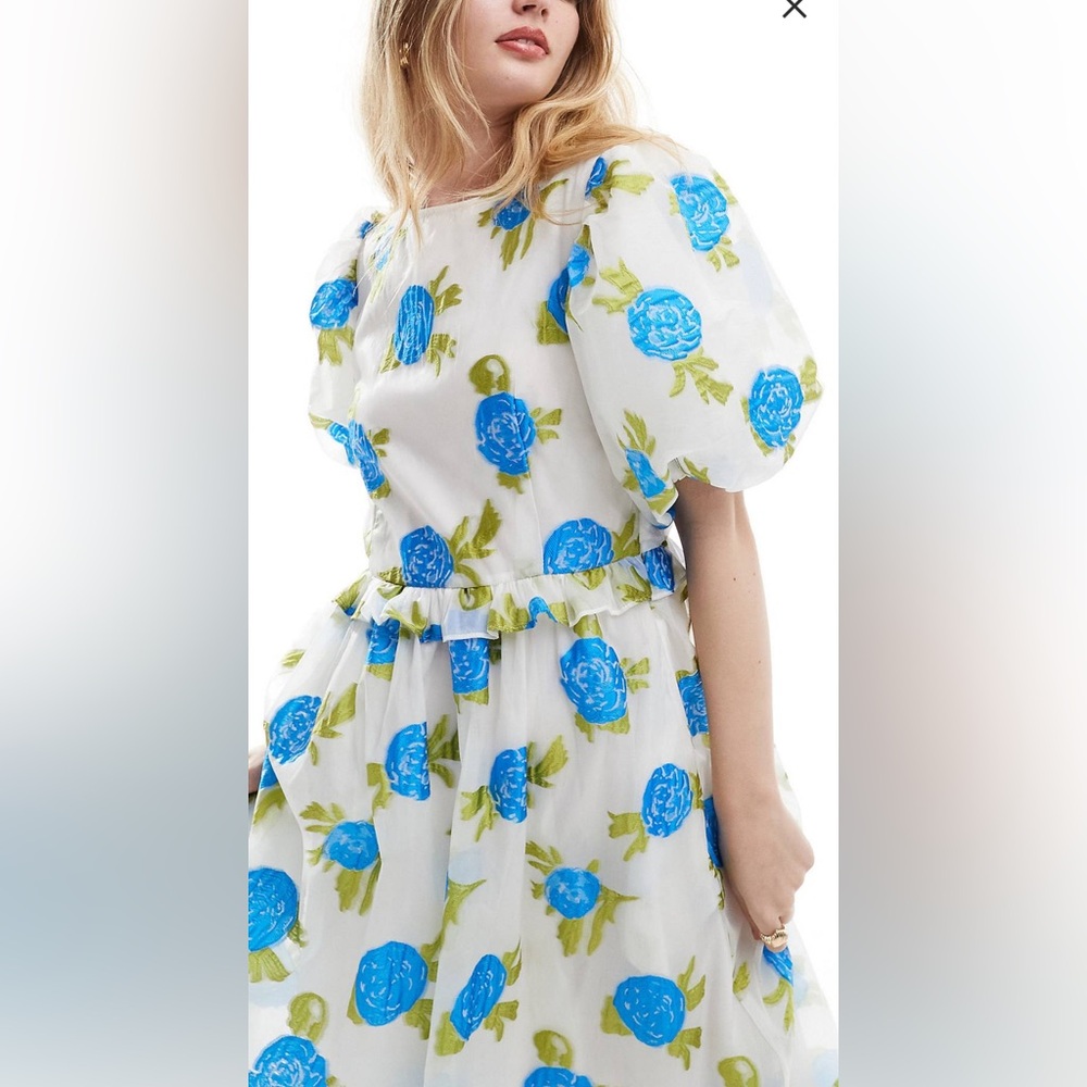 Sister Jane puff sleeve midi dress
